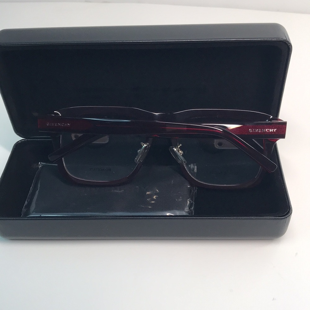 💯 - New Authentic Givenchy GV50053I 069 BORDEAUX 54/16/145 unisex Eyewear Fra… - Picture 10 of 15